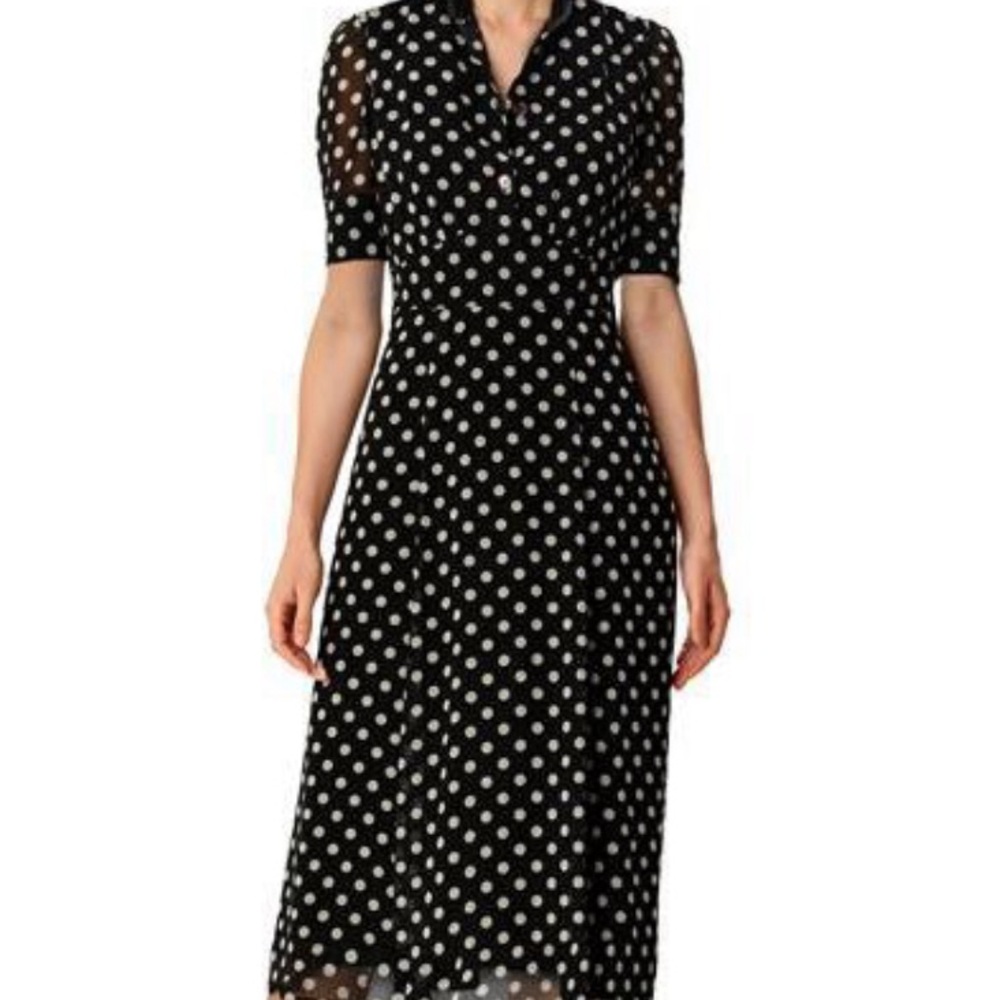 Polka Dot eShakti dress, size large tall